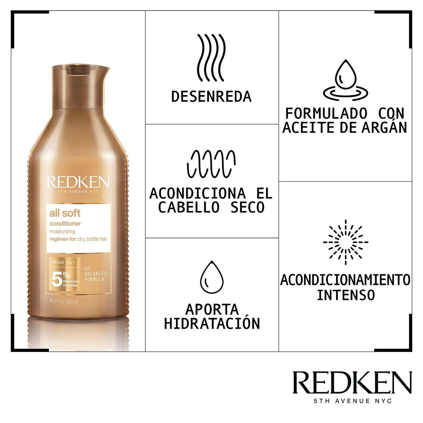 Acondicionador All Soft 300ml