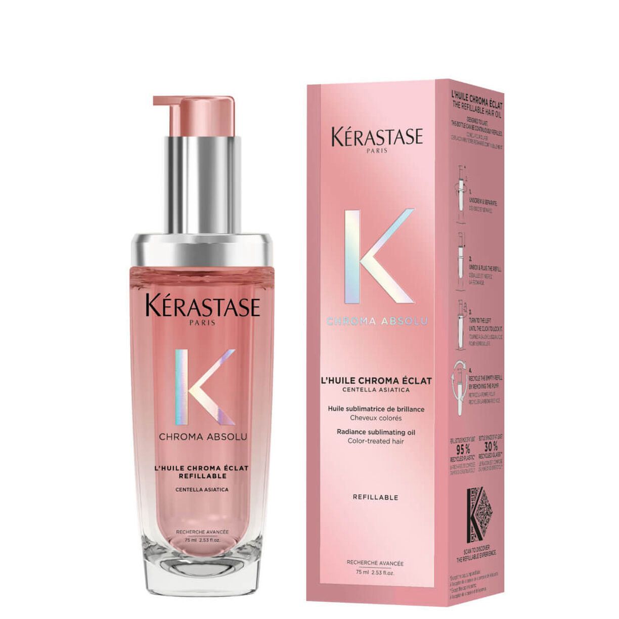 CHROMA ABSOLU L'HUILE CHROMA ÉCLAT RECARGABLE 75ML