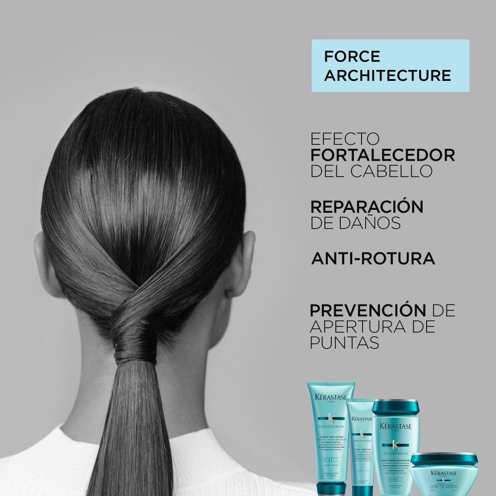 Mascarilla Resistance Force Architecte para cabello dañado 200ml